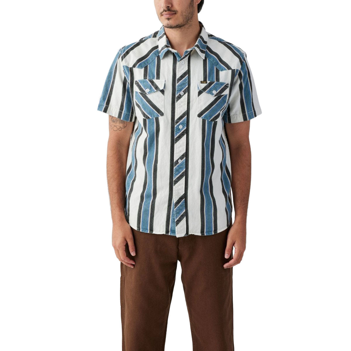 Seager Amarillo Shirt - Western Stripe image 2