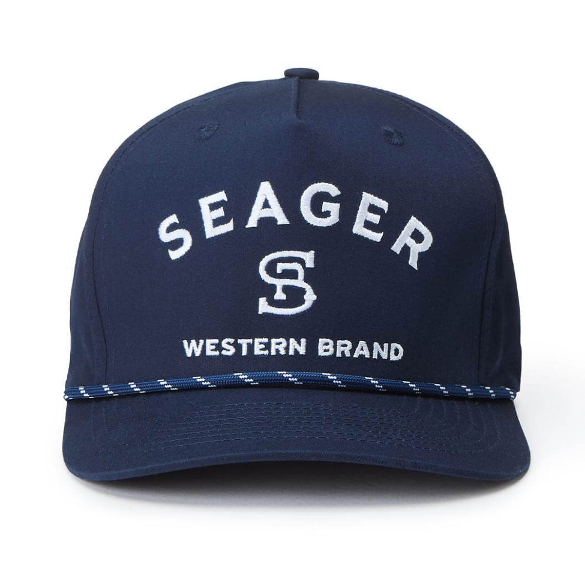 Seager Branded Snapback Hat - Navy image 3