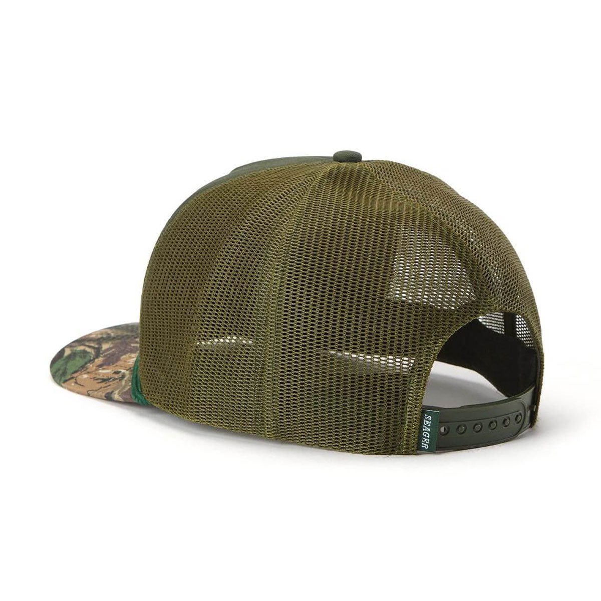 Seager Gone Huntin' Snapback Hat - Green/Camo image 2