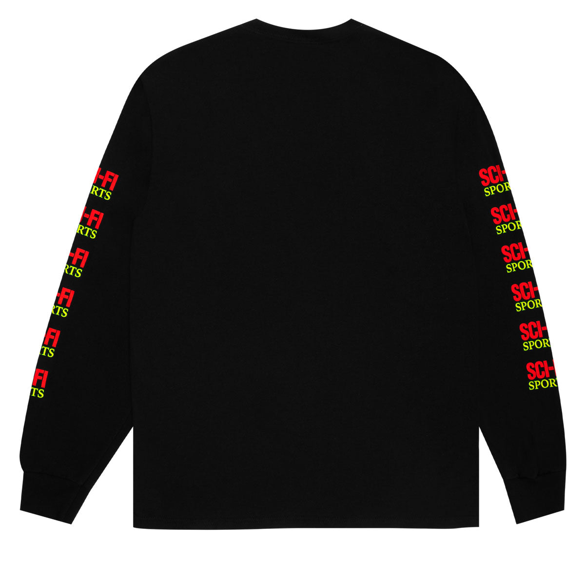 Sci-Fi Fantasy Sports Long Sleeve T-Shirt - Black image 2
