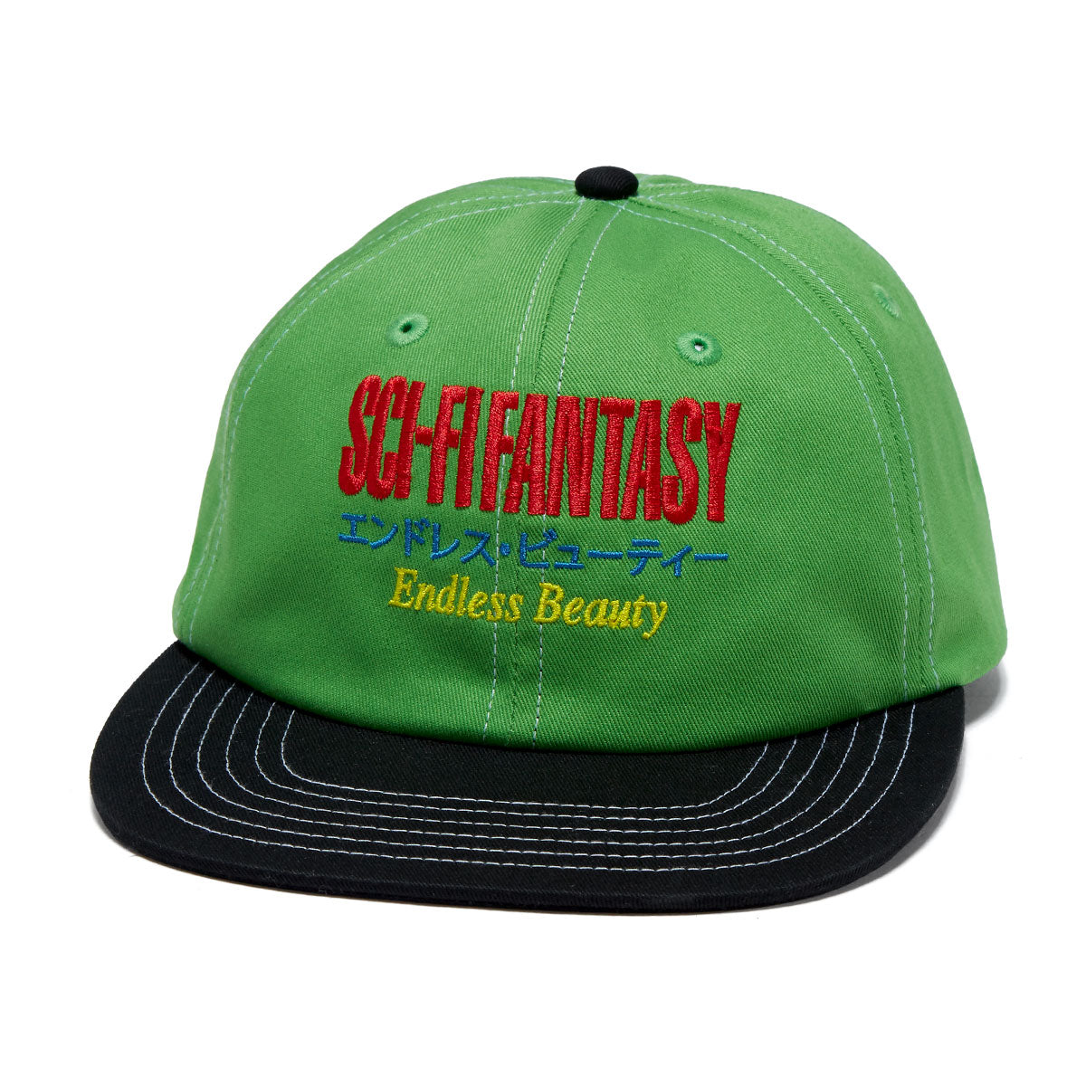 Sci-Fi Fantasy Endless Beauty Hat - Lime/Black image 1