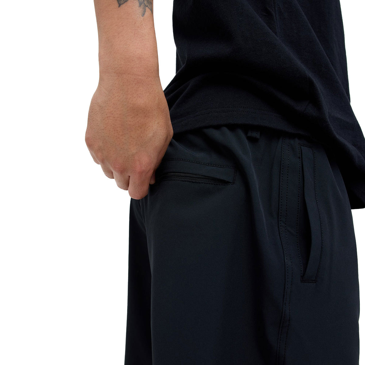 Stance Complex 7in Hybrid Shorts - Black image 5