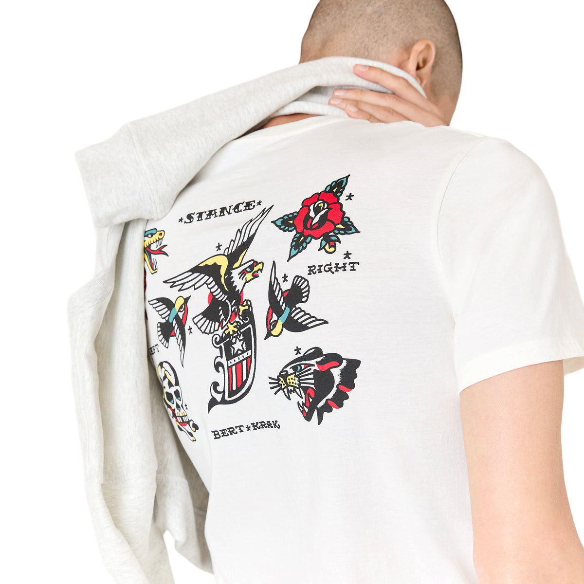 Stance Bert Krak Flash T-Shirt - Canvas image 3