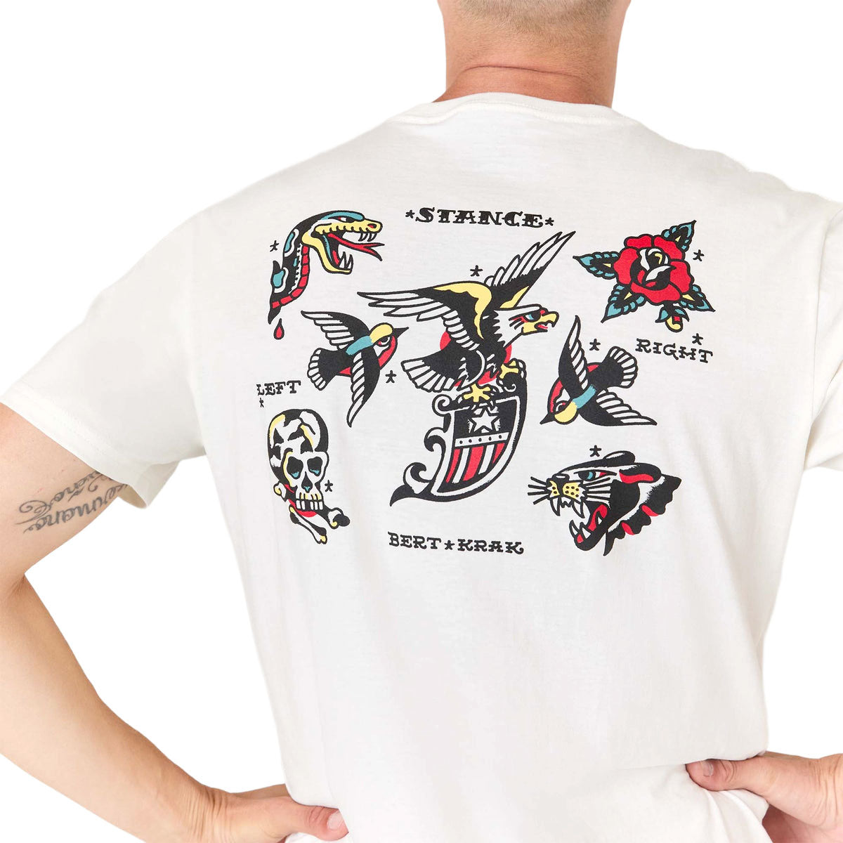 Stance Bert Krak Flash T-Shirt - Canvas image 4