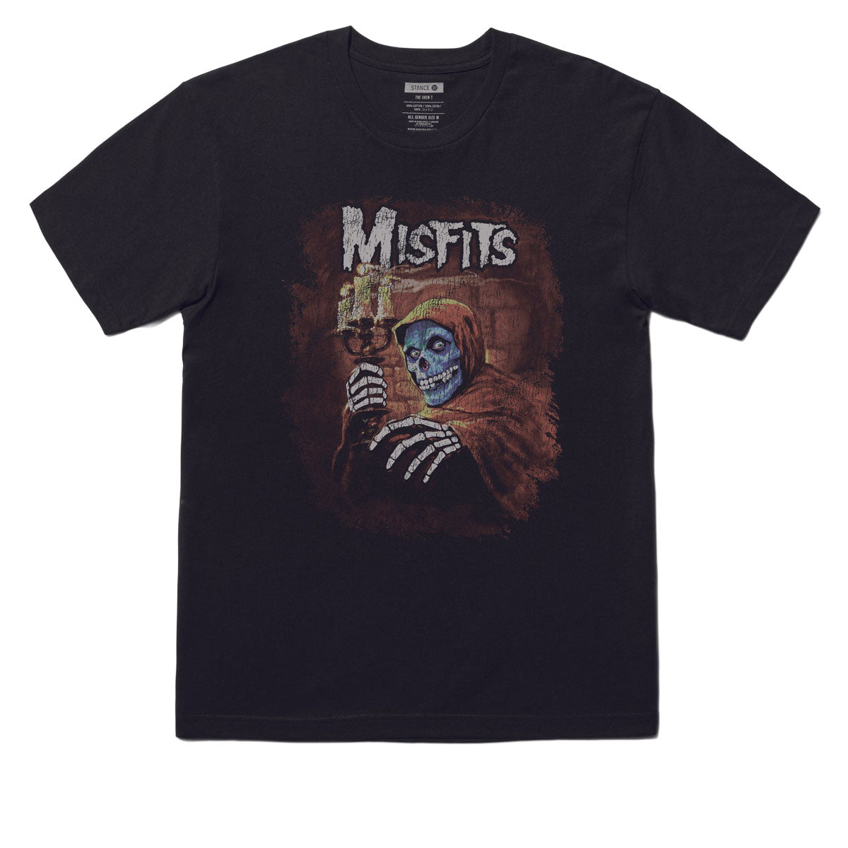 Stance x Misfits T-Shirt - Black image 1