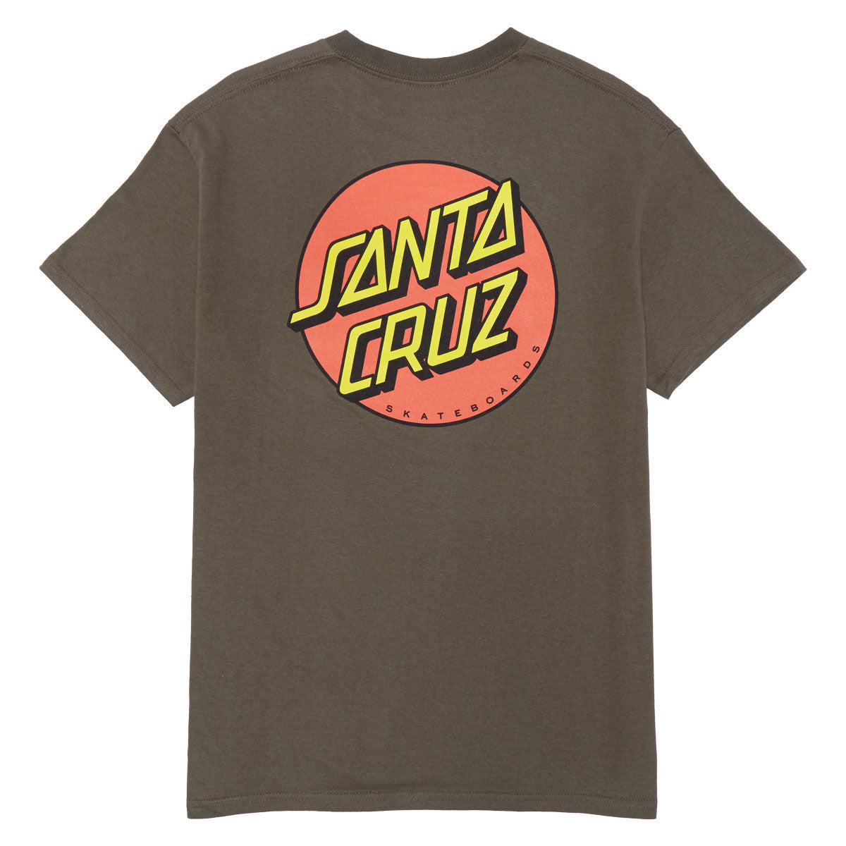 Santa Cruz Classic Dot T-Shirt - Olive image 2