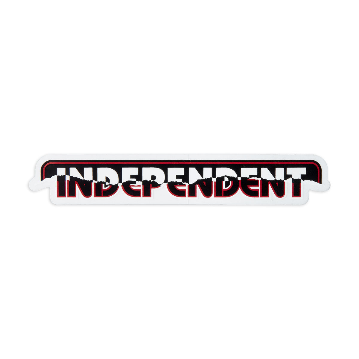 Independent Barhouse Clear Sticker - Black/Grey image 1