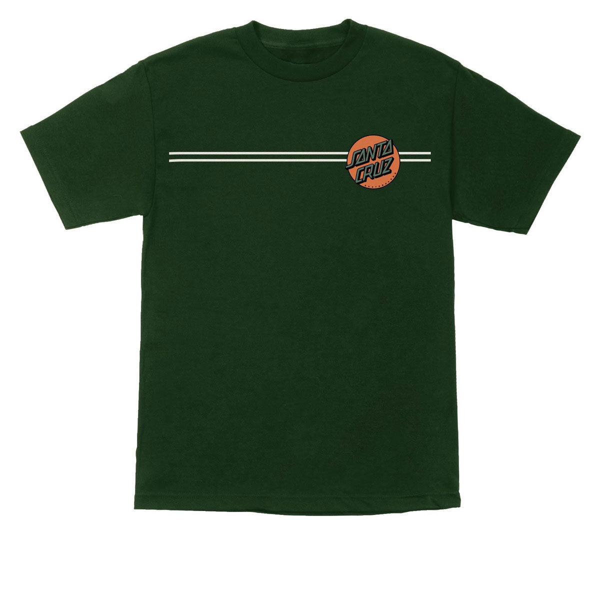 Santa Cruz Other Dot T-Shirt - Forest/Orange image 1