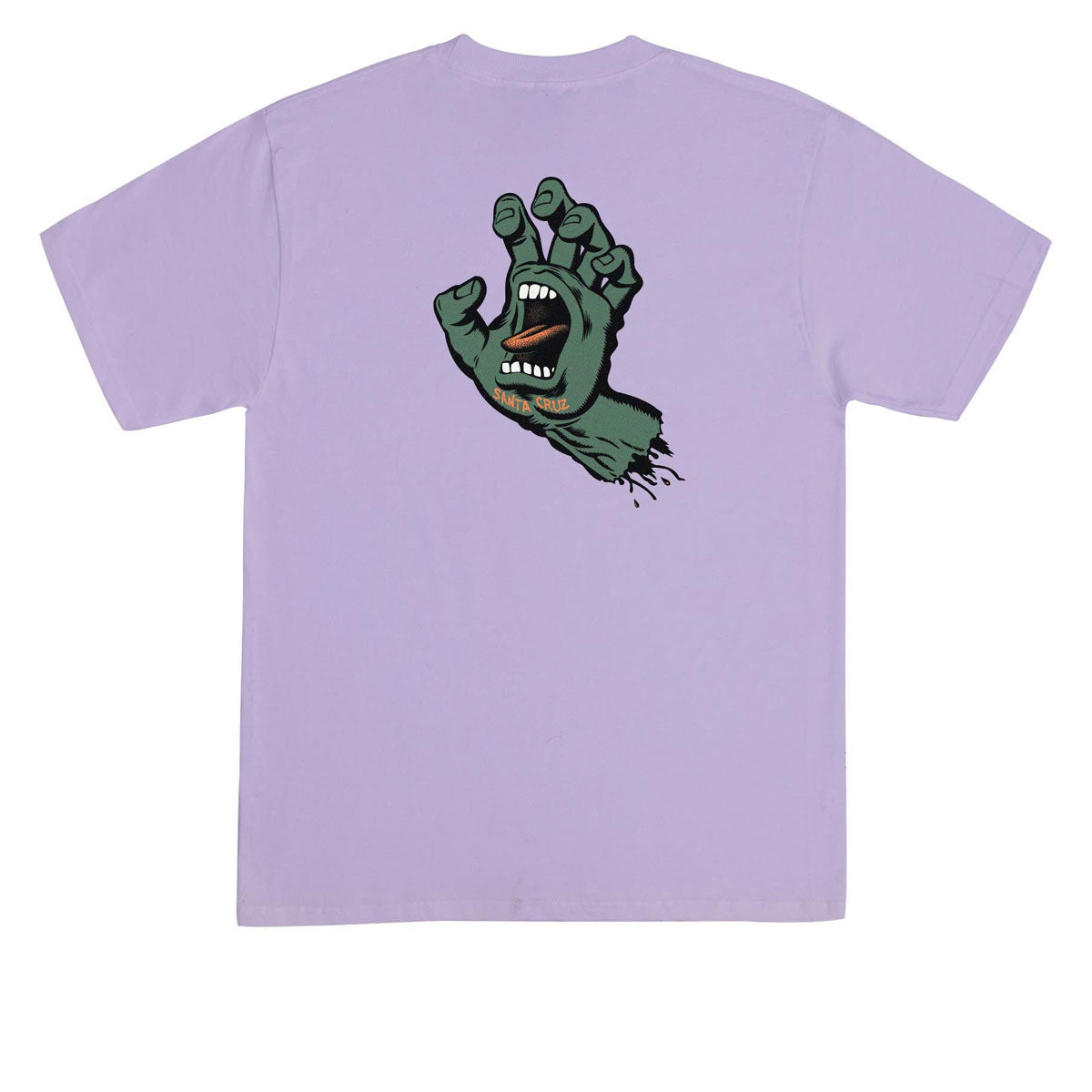 Santa Cruz Screaming Hand T-Shirt - Orchid/Dark Green image 2