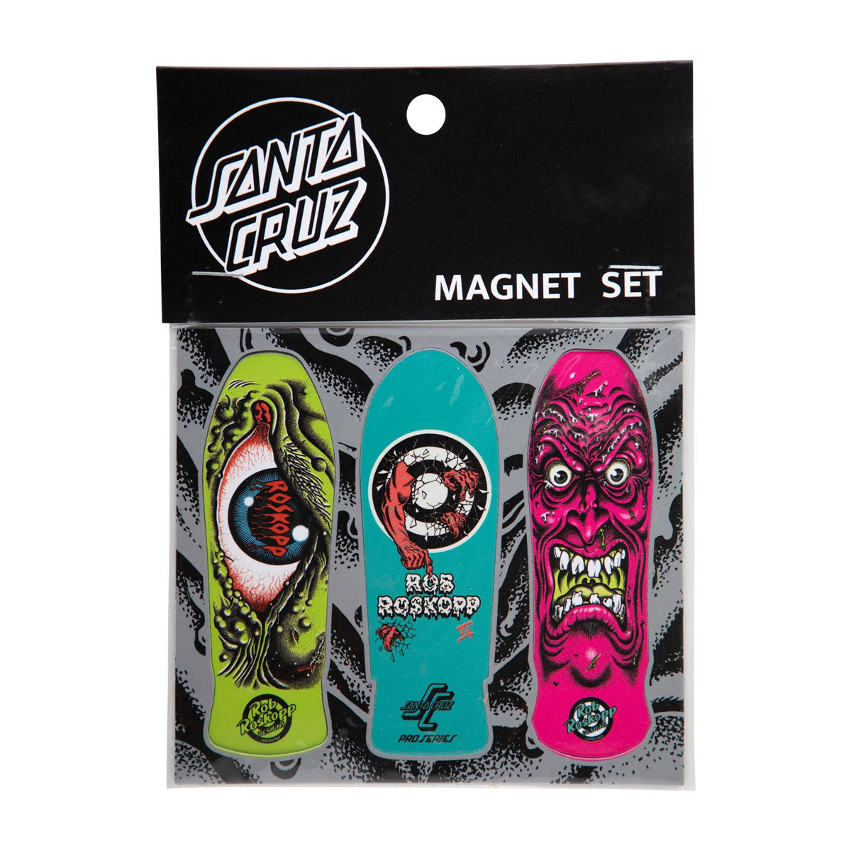 Santa Cruz Deck Series 2 Magnet Set - Neon image 1