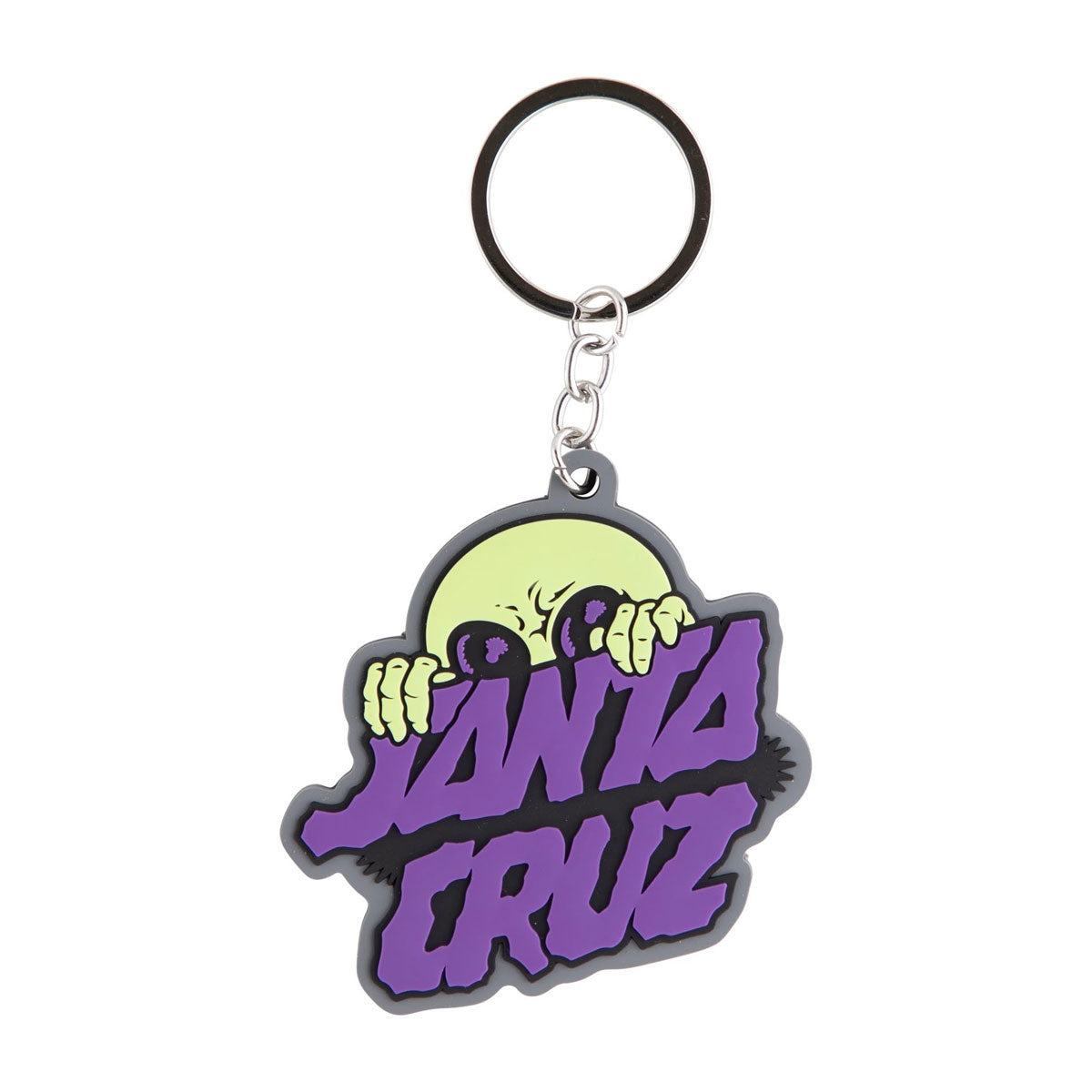 Santa Cruz Knibbs Alien Stacked Strip Keychain - Purple image 1