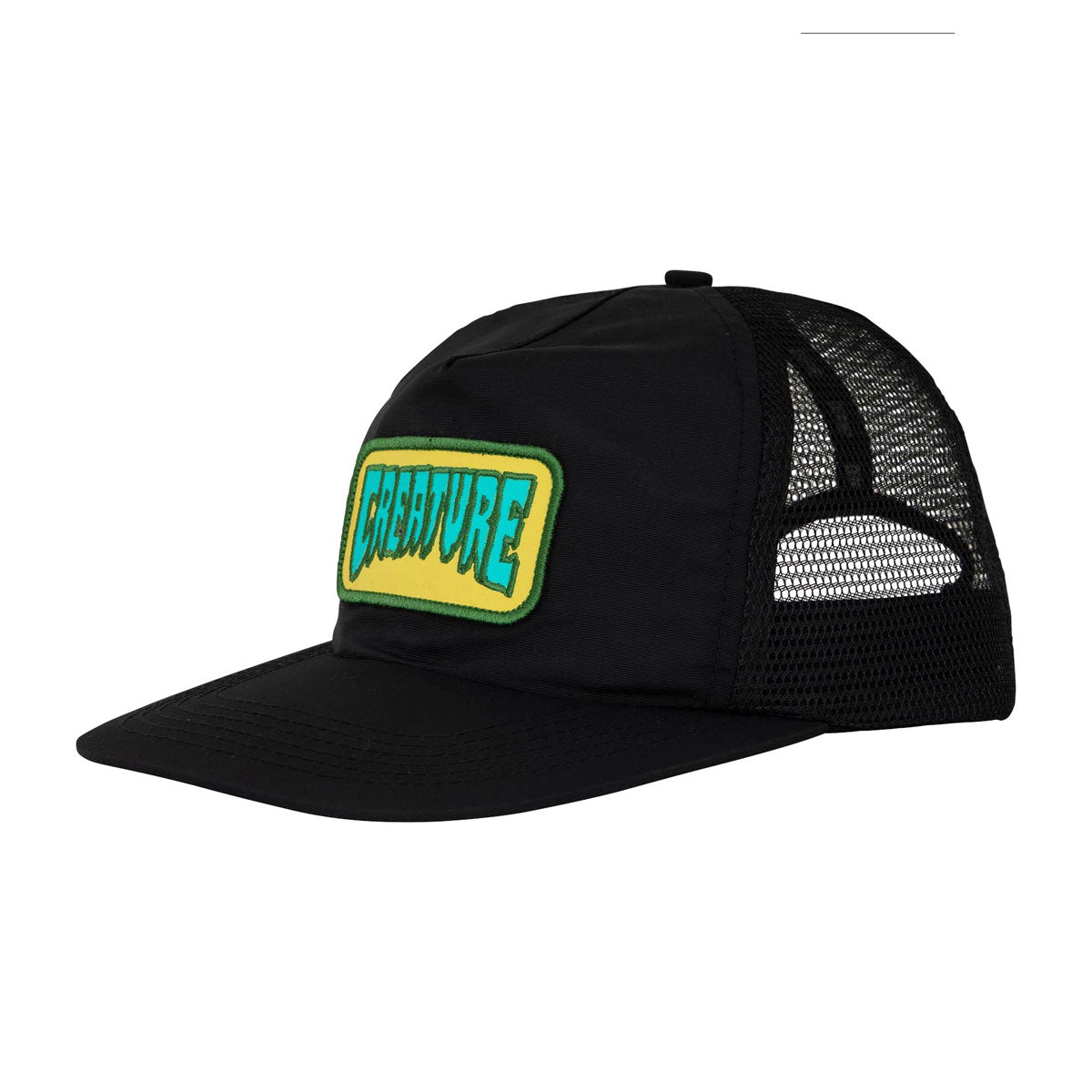 Creature Haunted Sea Mesh Trucker Hat - Black image 1