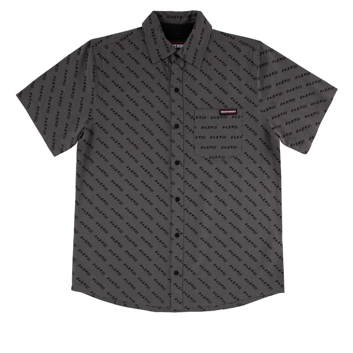 Independent Exclamation Party Shirt - Smoke Grey image 1
