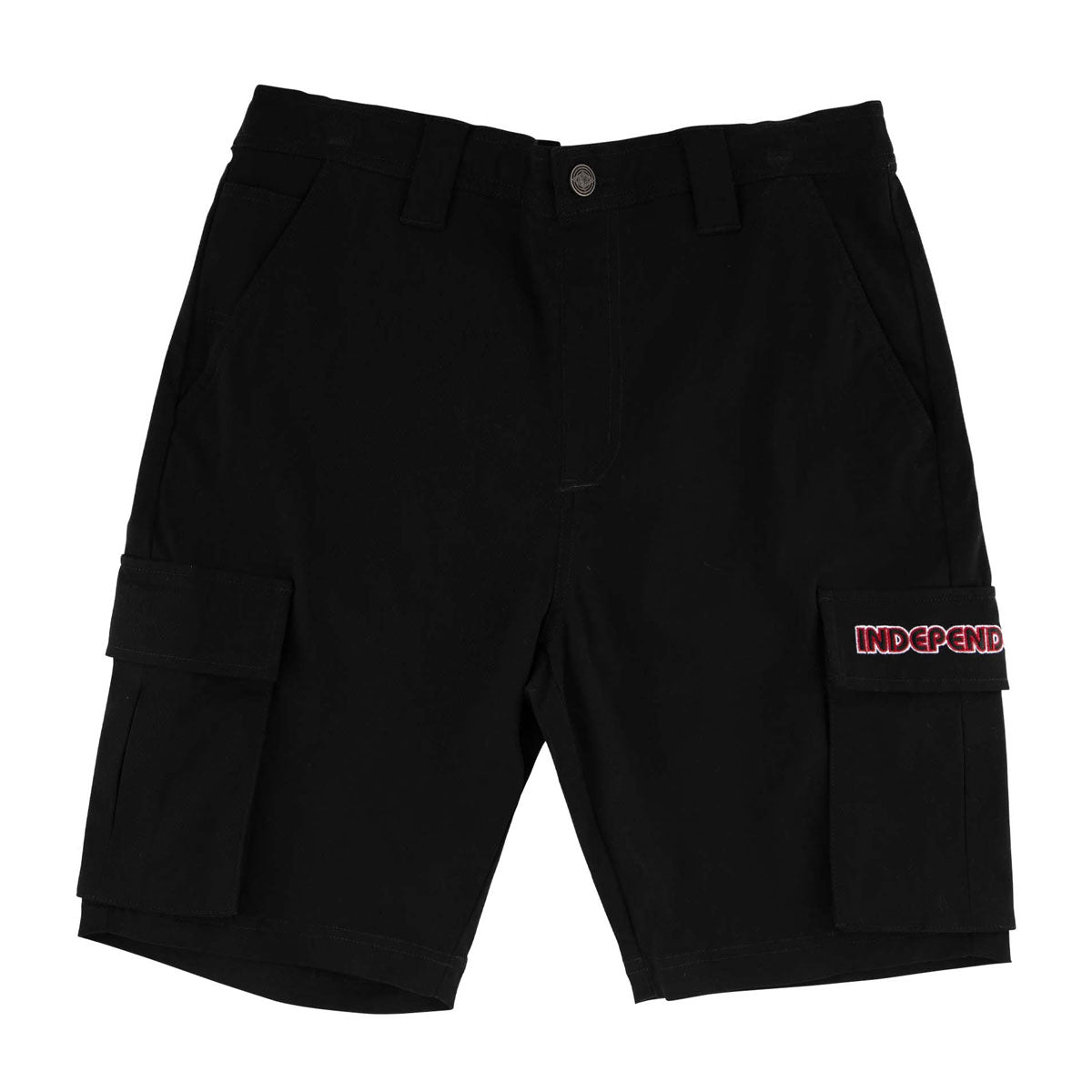 Independent Groundwork Cargo Shorts - Black image 1