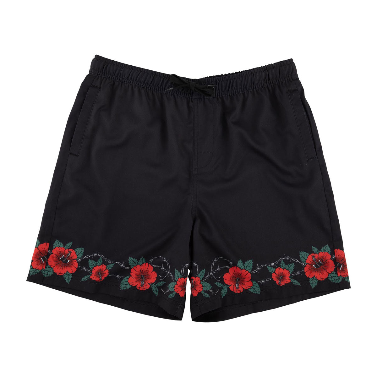 Santa Cruz Screaming Cabana Pull On Boardshorts - Black image 1