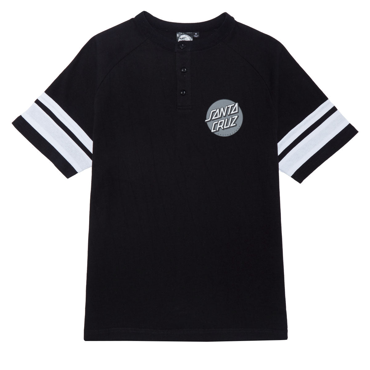 Santa Cruz Bond Henley Shirt - Black/White image 2