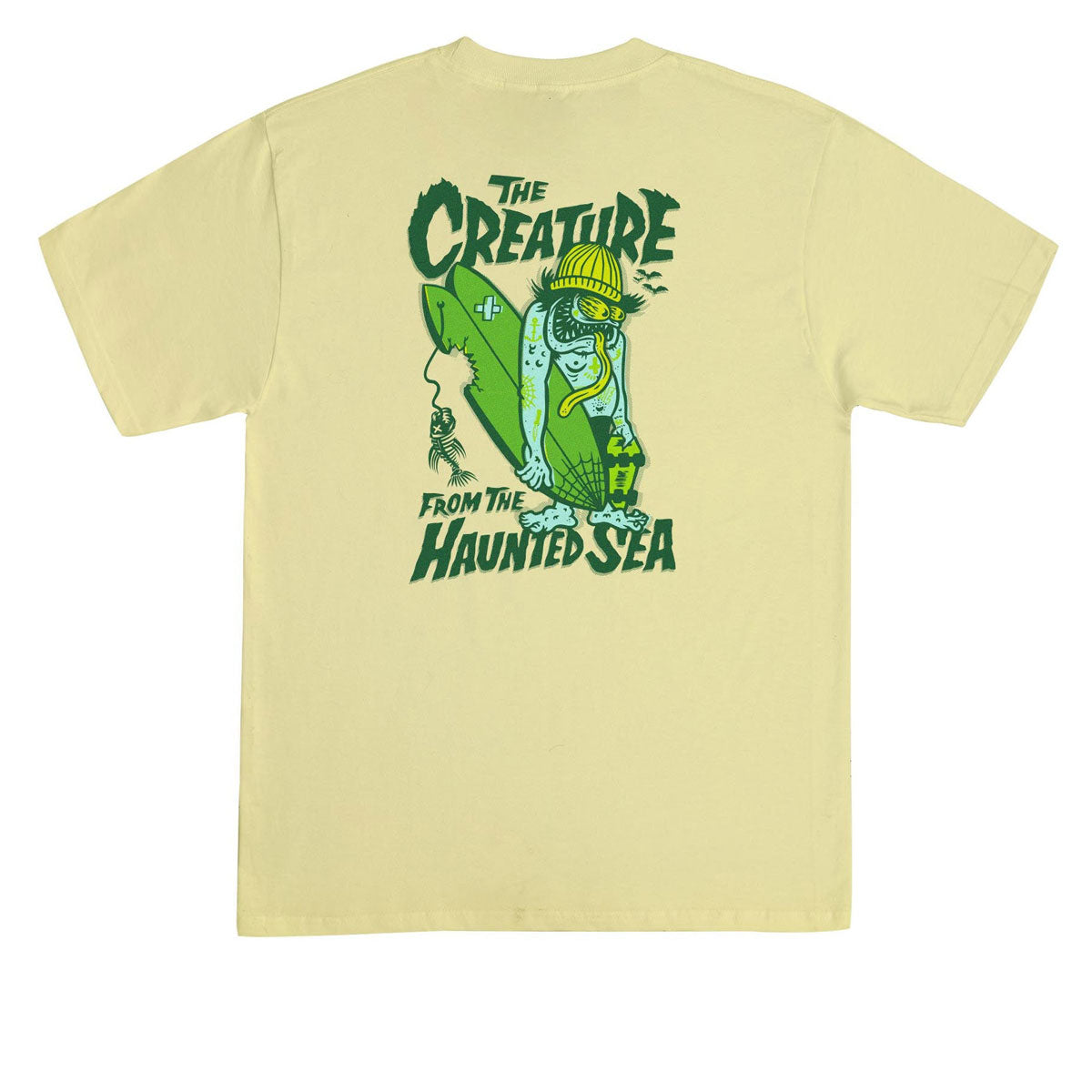 Creature Haunted Sea T-Shirt - Cornsilk image 1