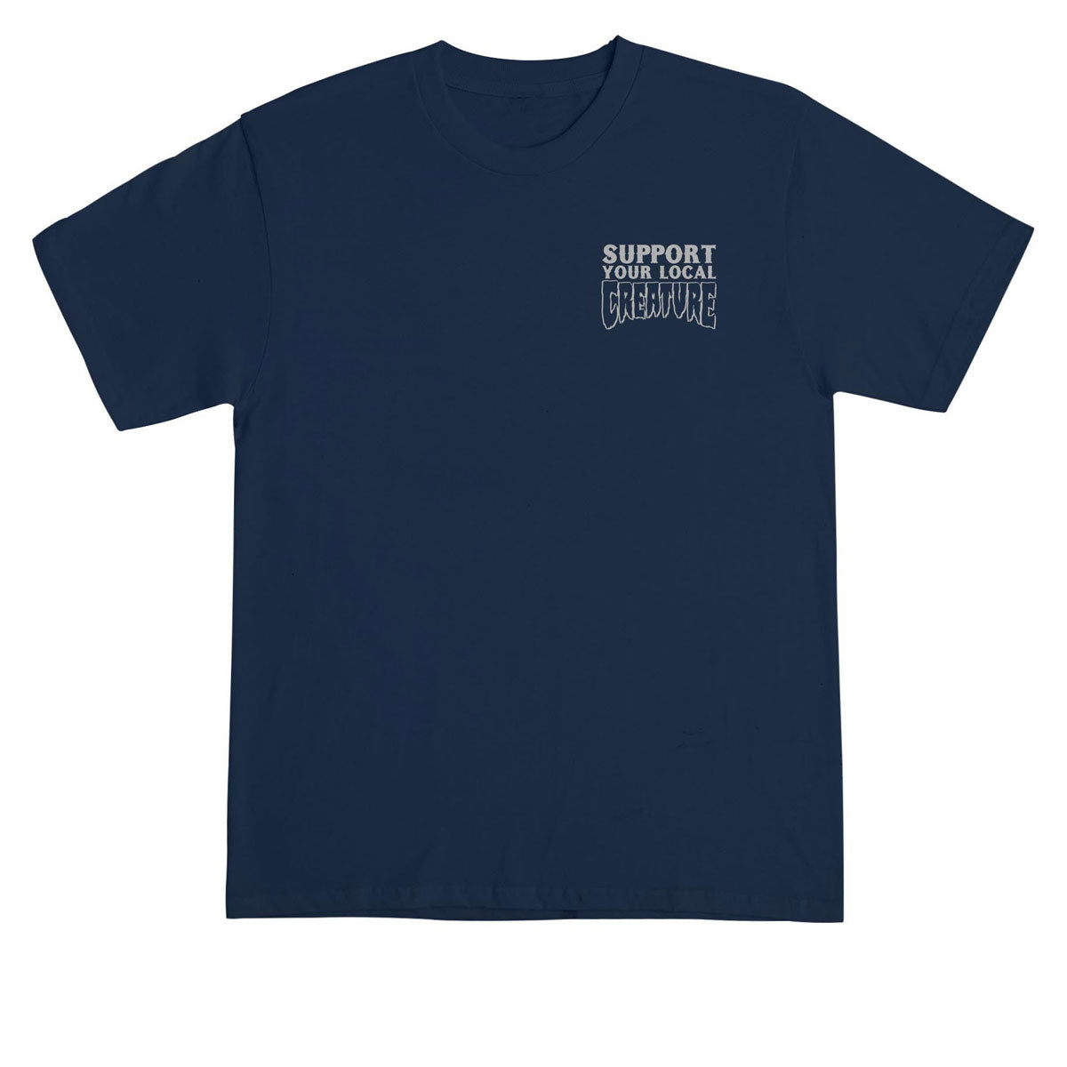 Creature Patent T-Shirt - Navy image 1