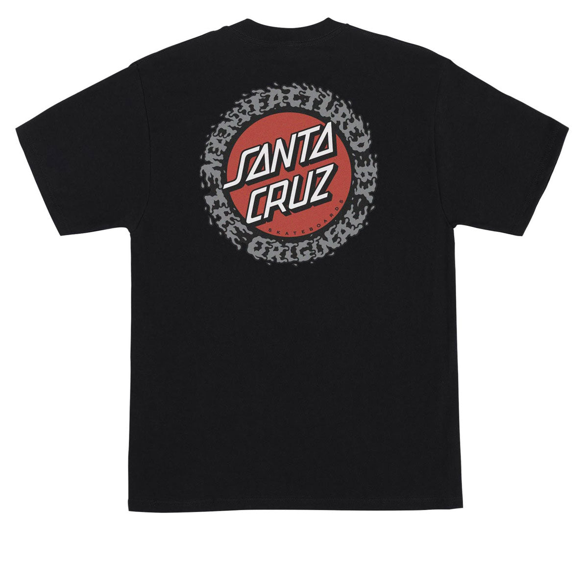 Santa Cruz Splatter MFG Dot T-Shirt - Black image 1