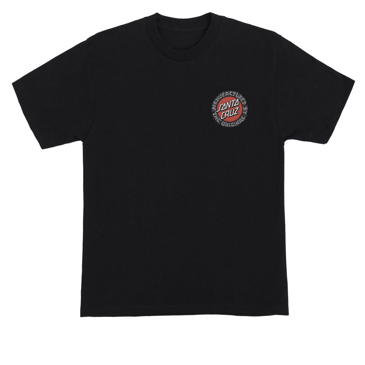 Santa Cruz Splatter MFG Dot T-Shirt - Black image 2