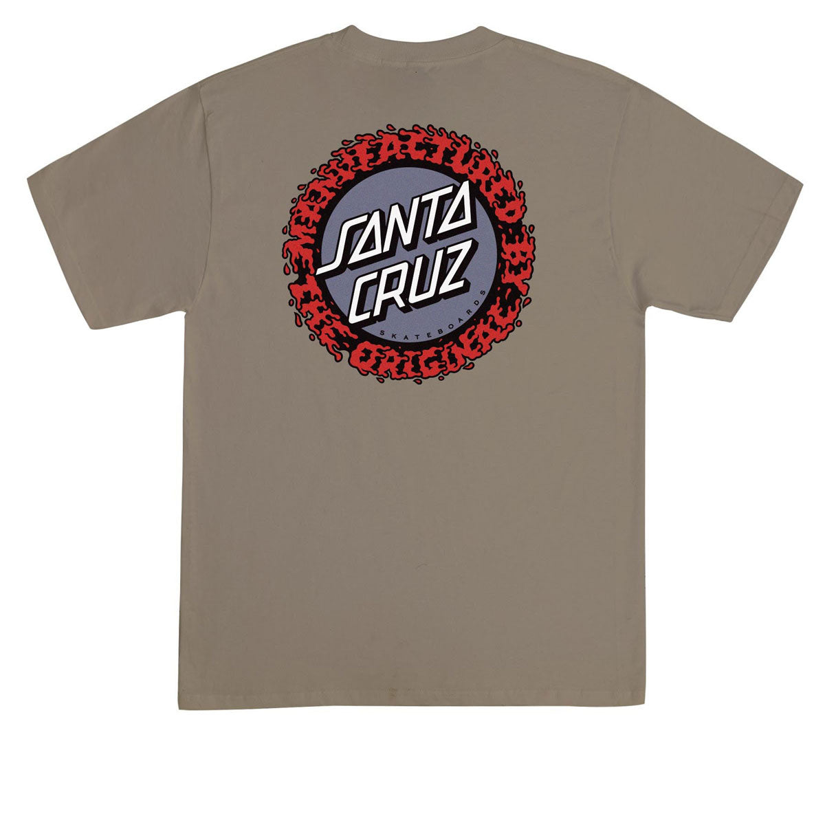 Santa Cruz Splatter MFG Dot T-Shirt - Prairie Dust image 1