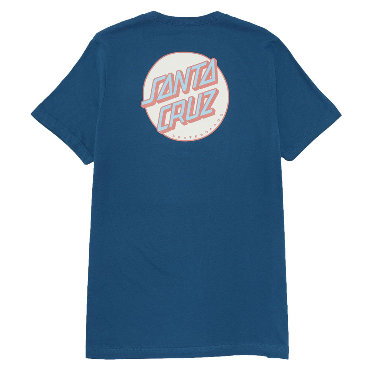 Santa Cruz Womens Other Dot Chest Relaxed T-Shirt - Deep Teal image 1