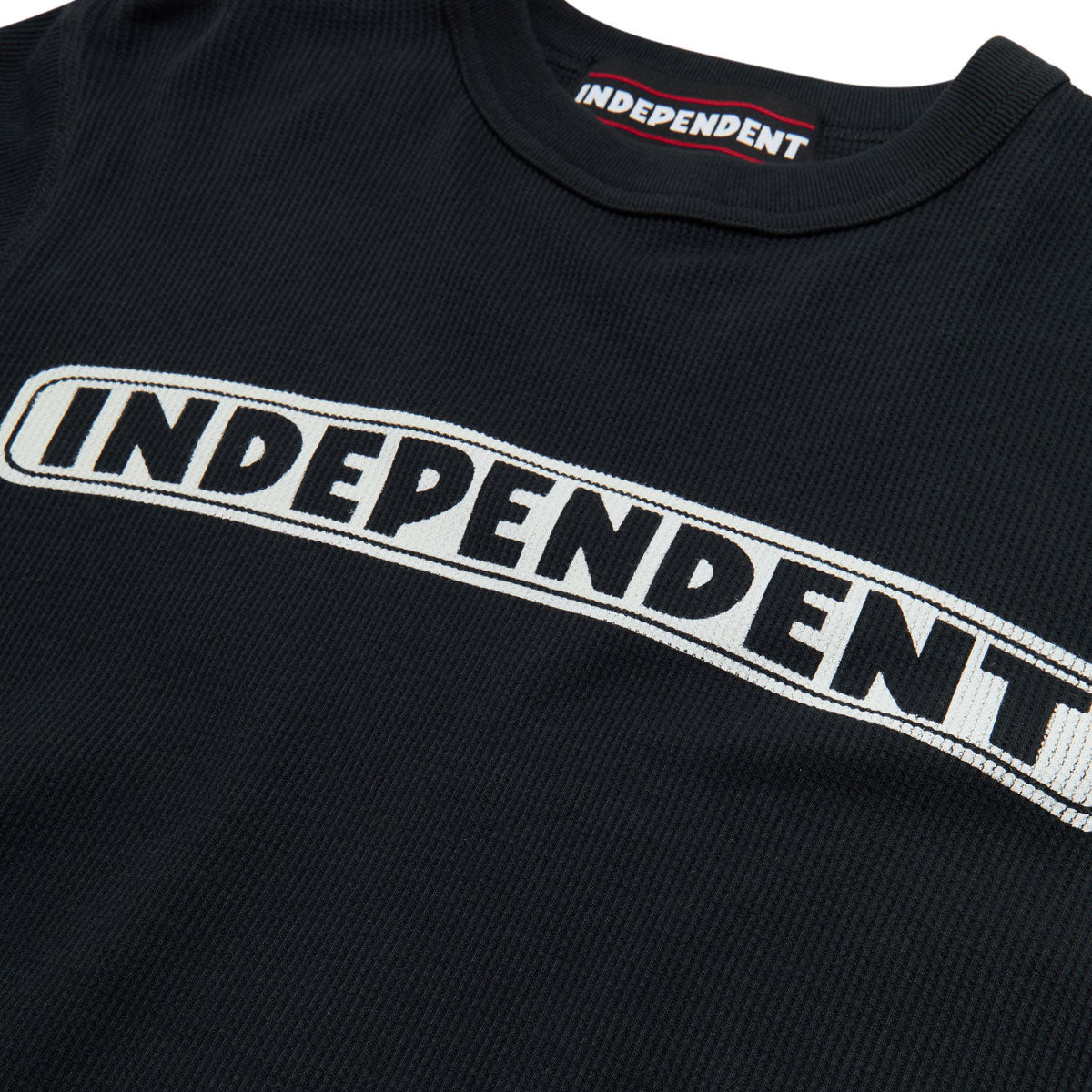Independent Bar Logo Long Sleeve Thermal Shirt - Black 2025 image 2