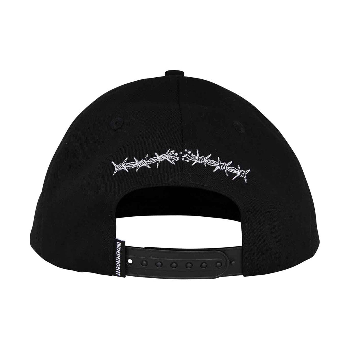 Independent Bratrud Notebook Snapback Hat - Black image 2