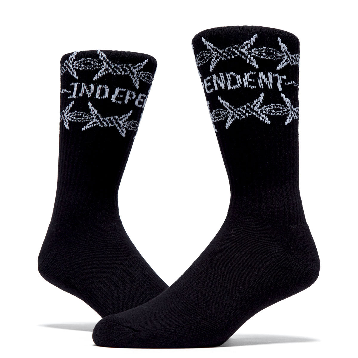 Independent Bratrud Notebook Crew Socks - Black image 2