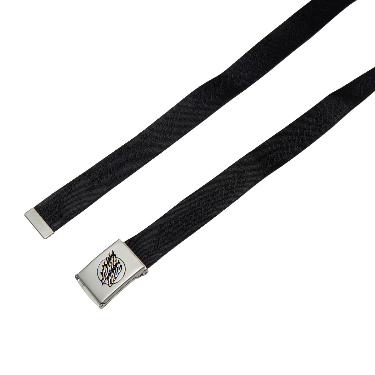 Santa Cruz Flame Dot Strip Web Belt - Black image 2