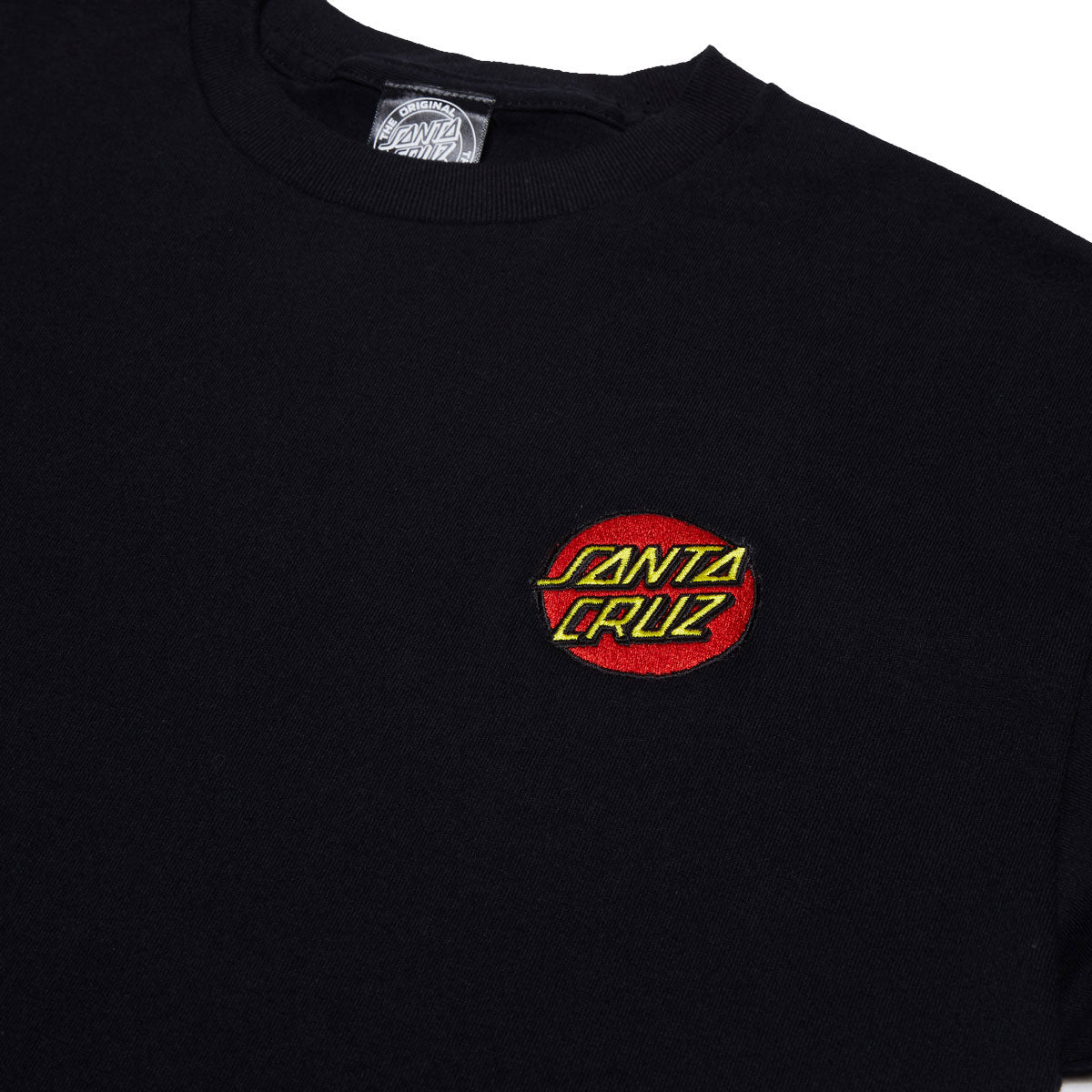Santa Cruz Cruz Embroidered T-Shirt - Black image 2