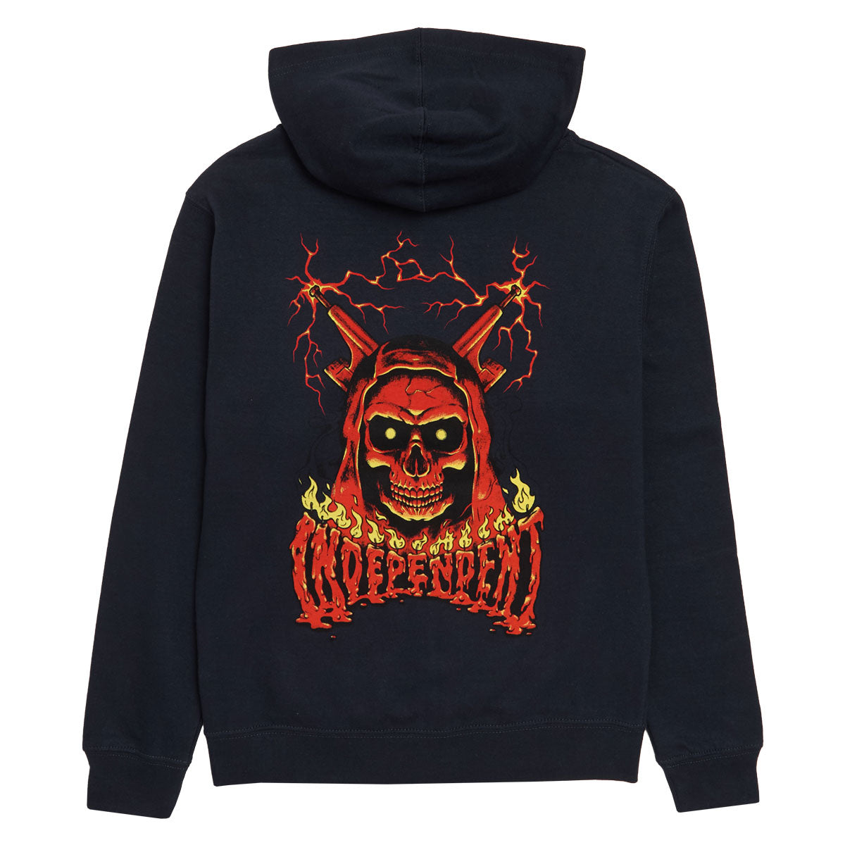 Independent Youth Sacrificial Span Zip Up Hoodie - Navy image 1