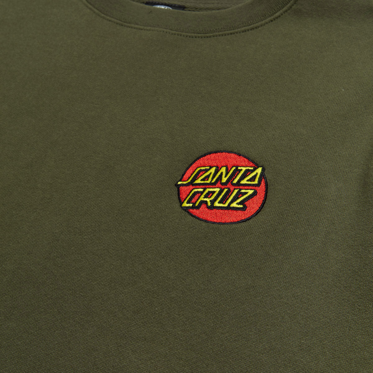 Santa Cruz Cruz Embroidered Sweatshirt - Army image 2