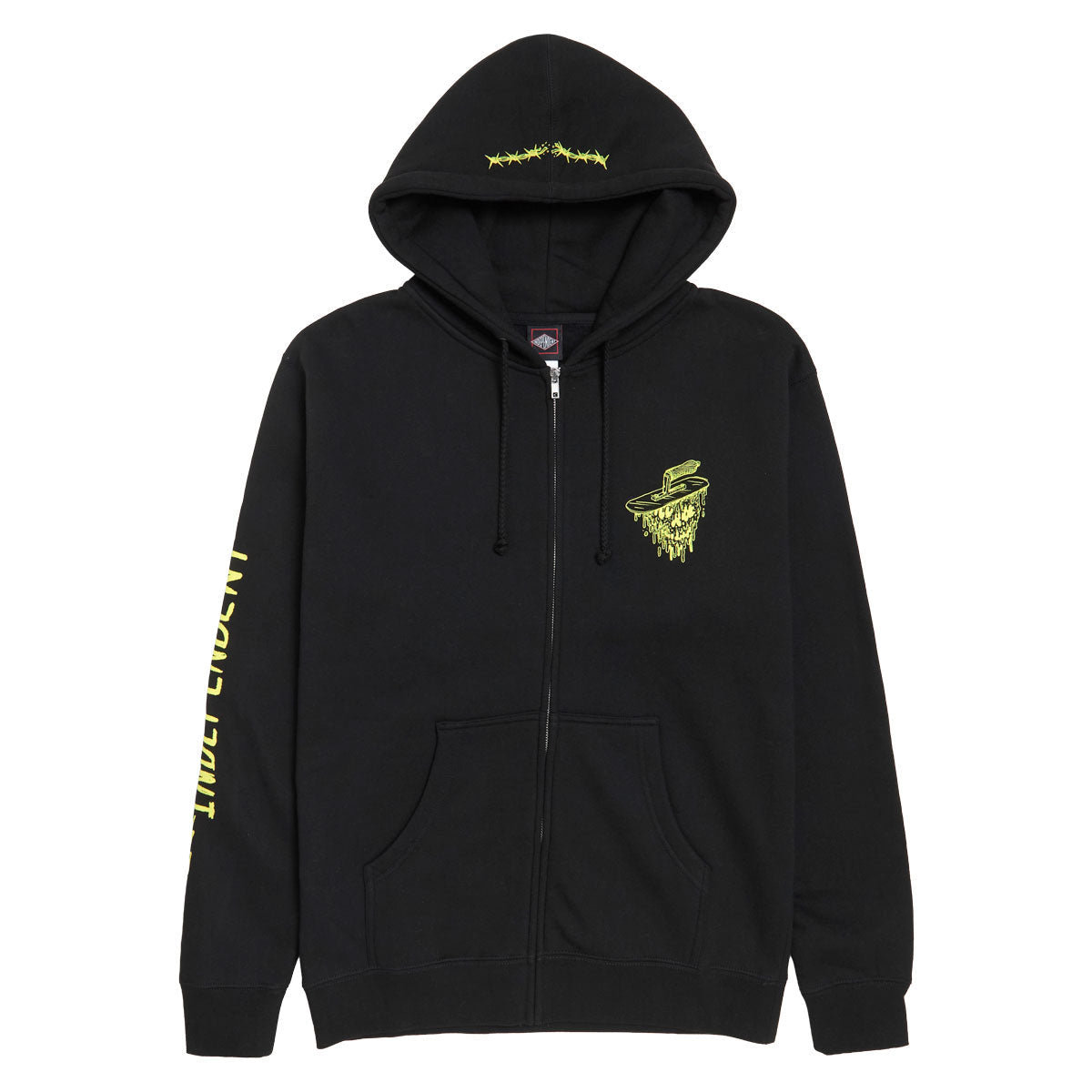 Independent Bratrud Notebook Zip Up Hoodie - Black image 1