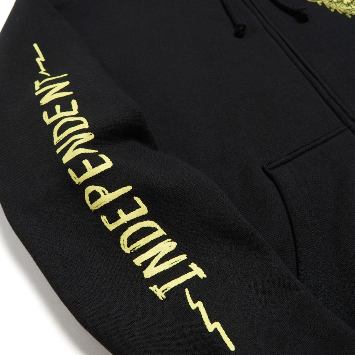 Independent Bratrud Notebook Zip Up Hoodie - Black image 3