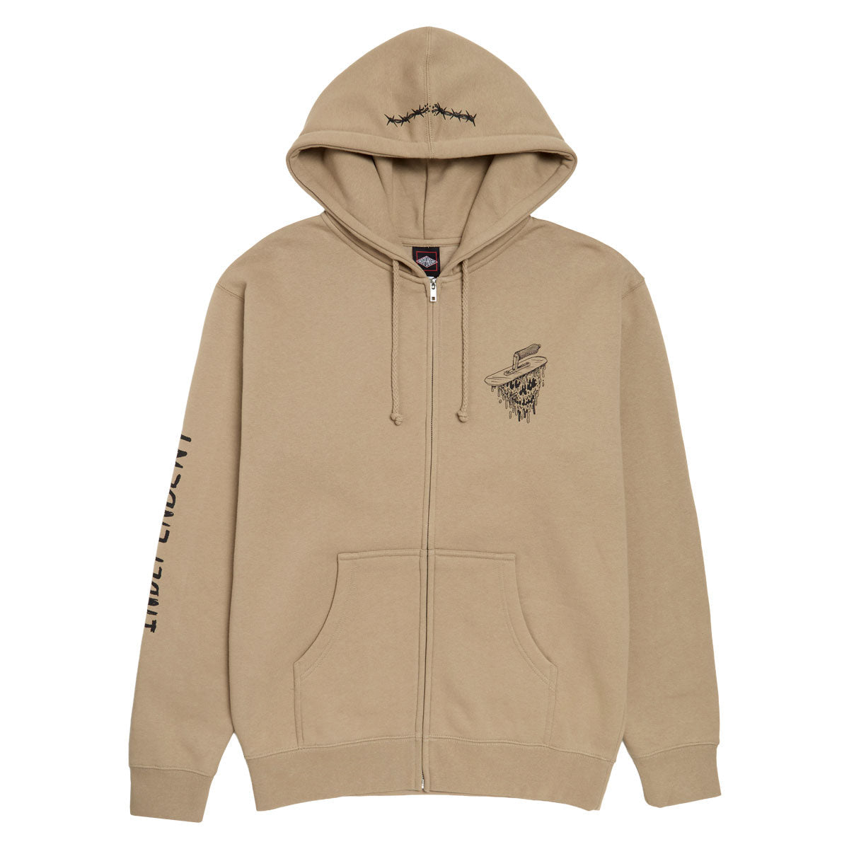 Independent Bratrud Notebook Zip Up Hoodie - Sandstone image 1