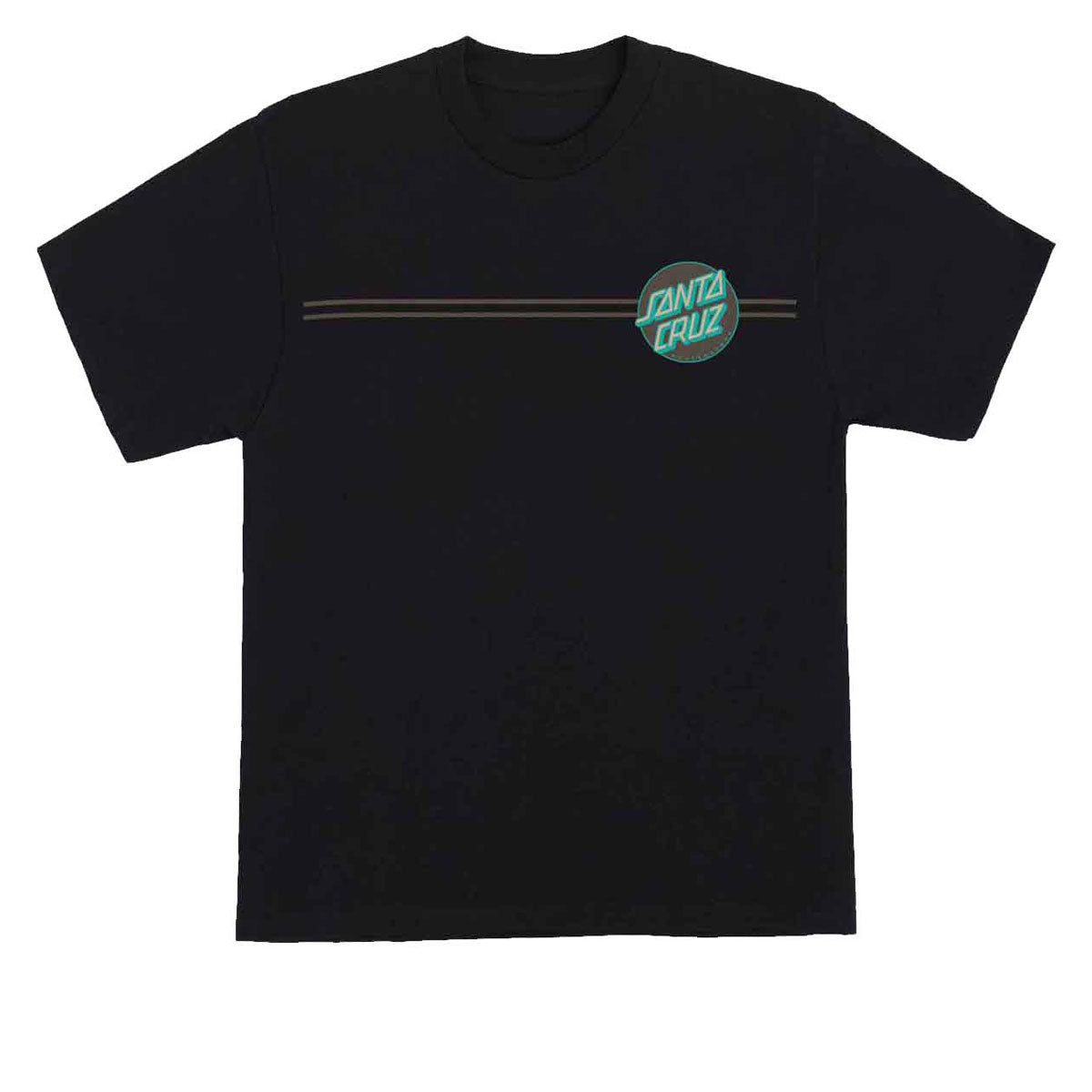 Santa Cruz Other Dot T-Shirt - Black/Brown/Teal image 1