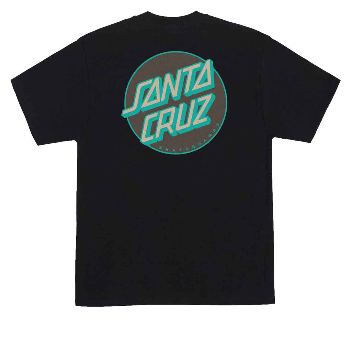 Santa Cruz Other Dot T-Shirt - Black/Brown/Teal image 2