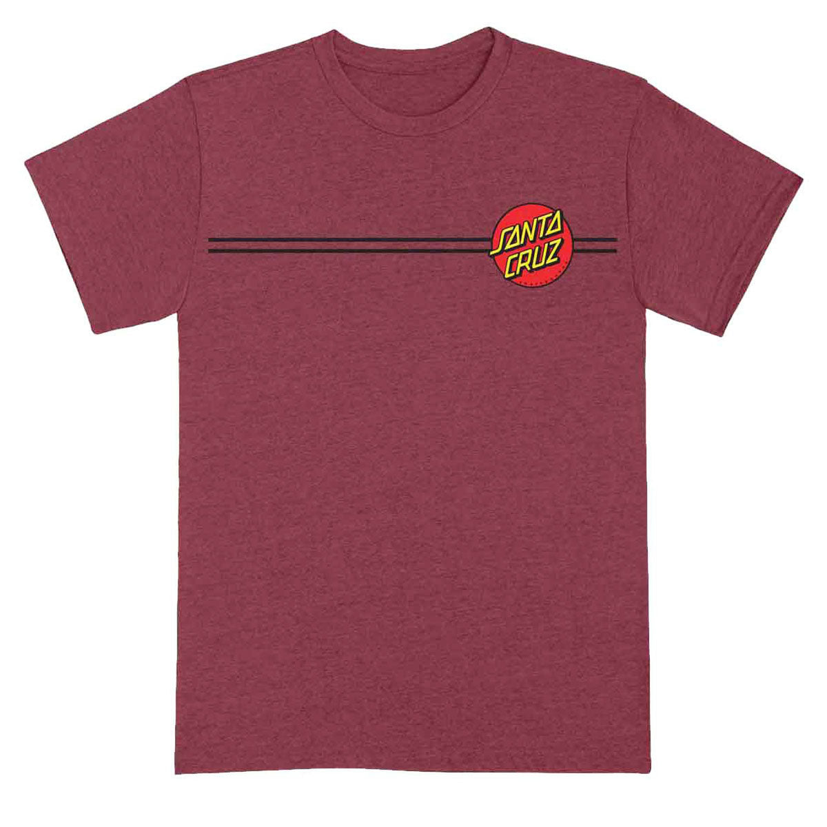 Santa Cruz Classic Dot T-Shirt - Heather Cardinal image 1