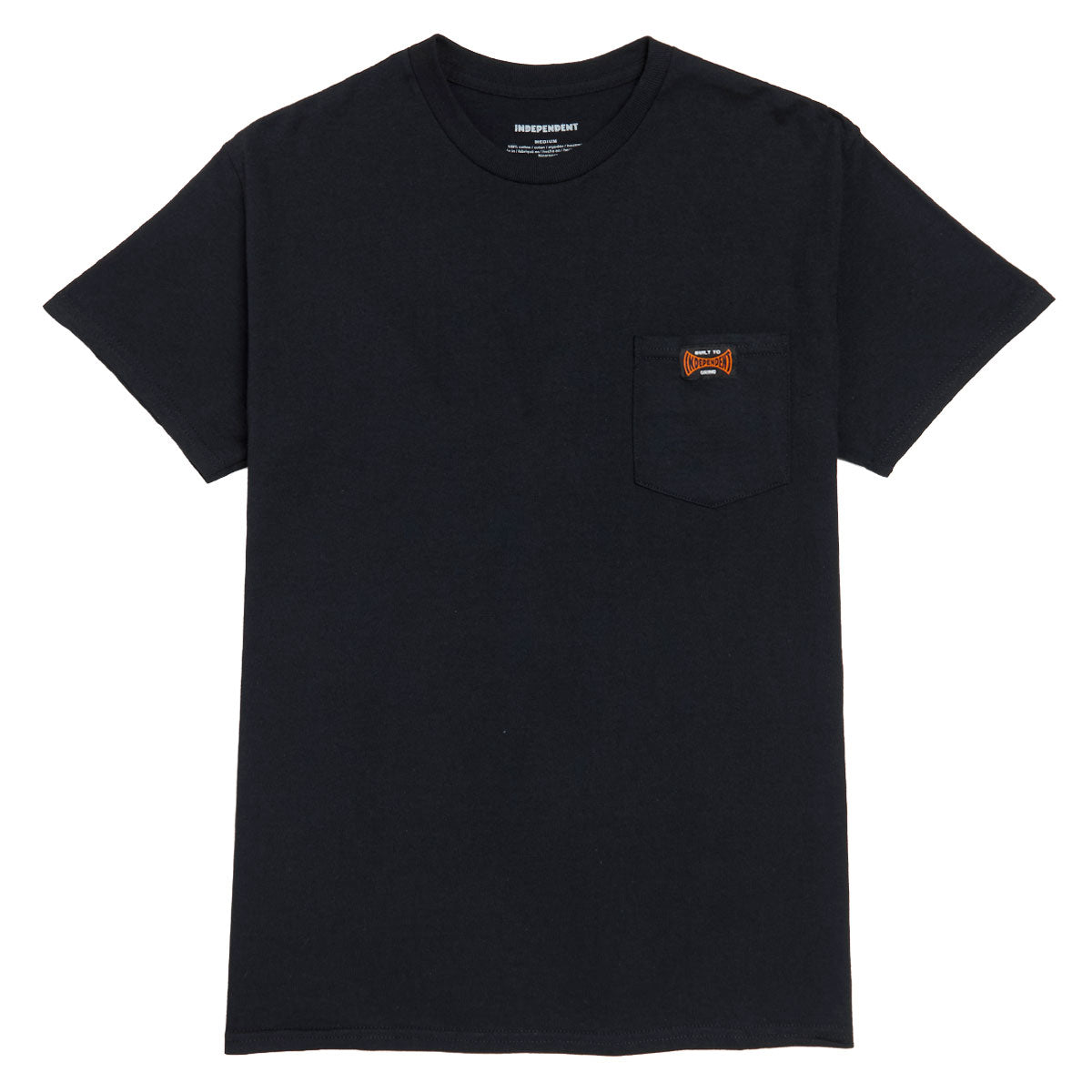 Independent Built To Grind Pocket T-Shirt - Black image 1