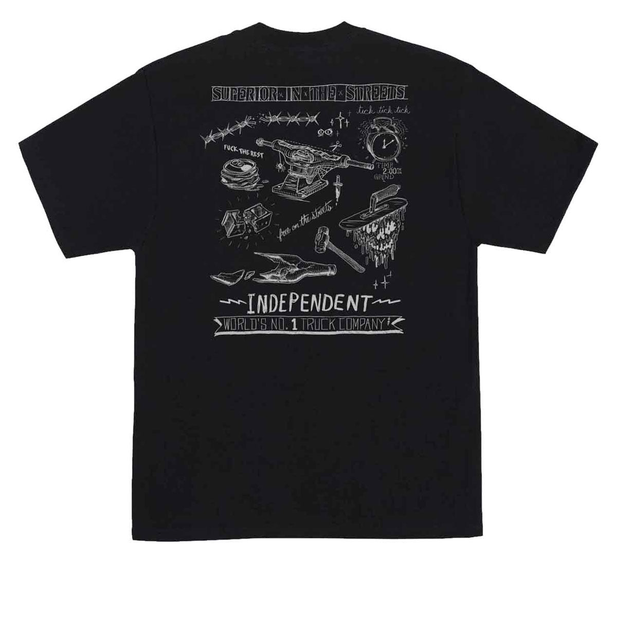 Independent Bratrud Notebook T-Shirt - Black image 1