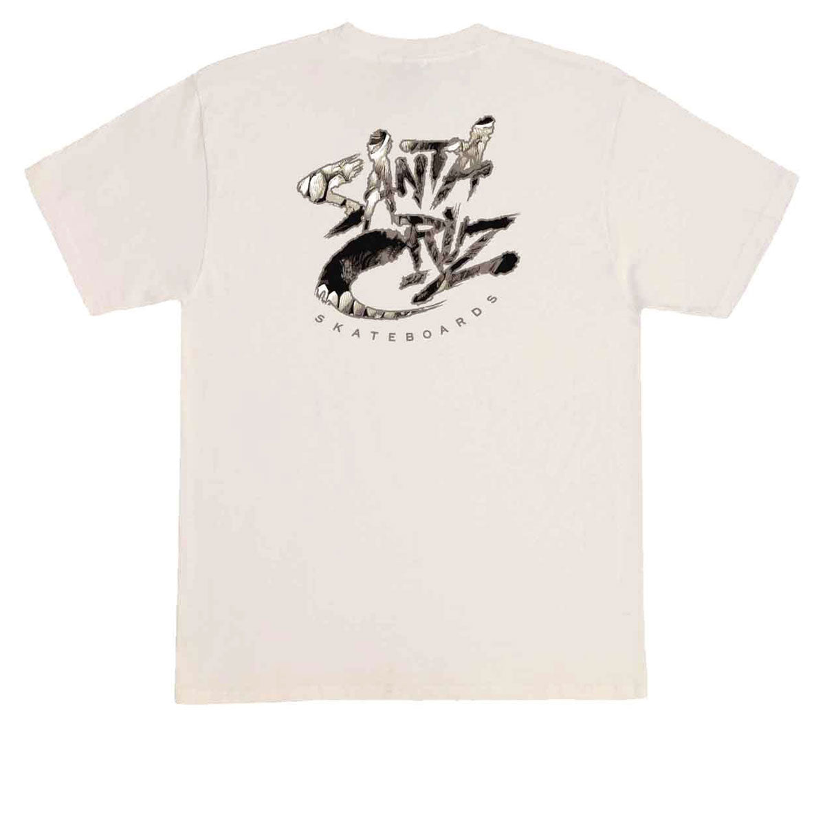 Santa Cruz Pace Deathtrap Oversized T-Shirt - Natural image 2
