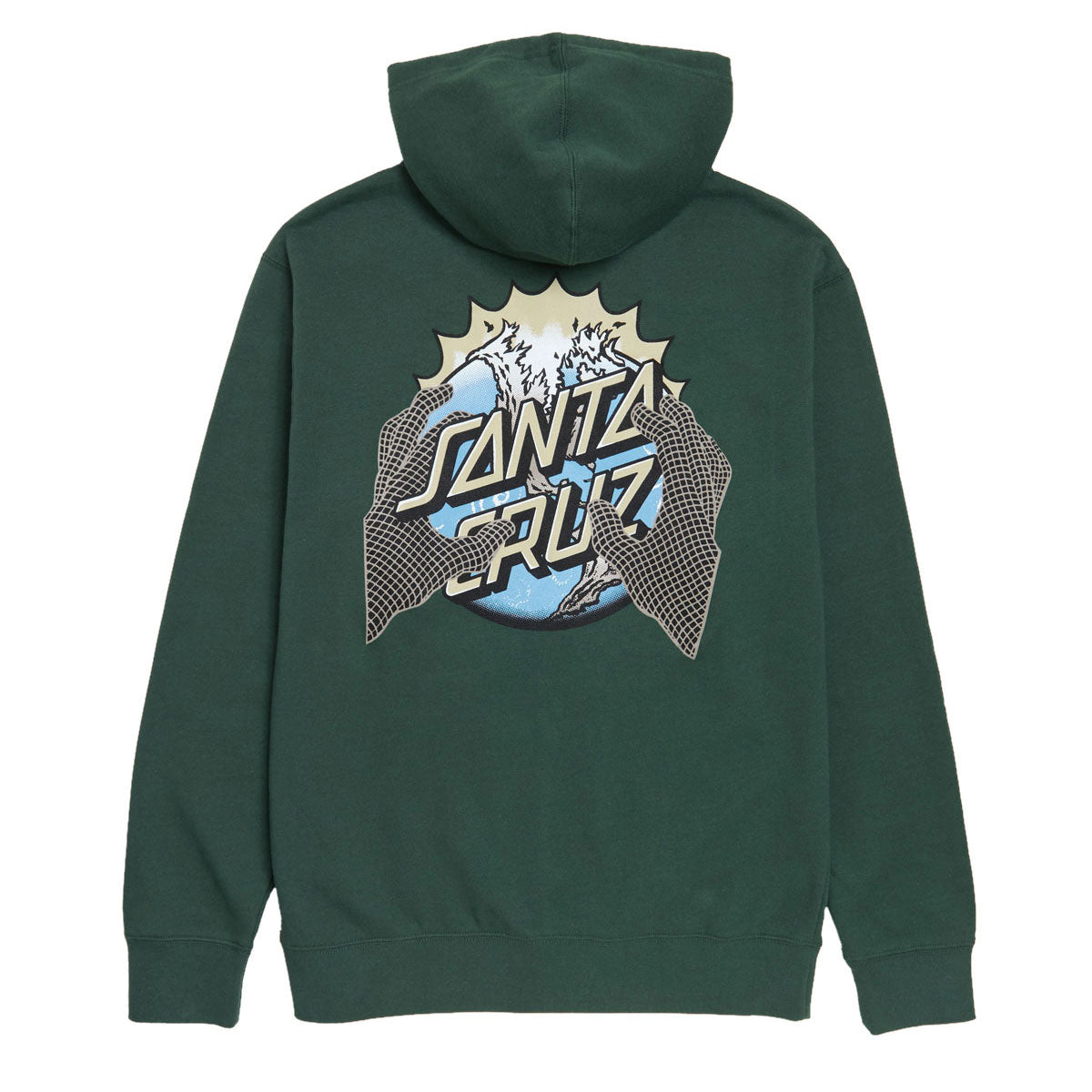 Santa Cruz Kendall End Of The Dot Zip Up Hoodie - Alpine Green image 1