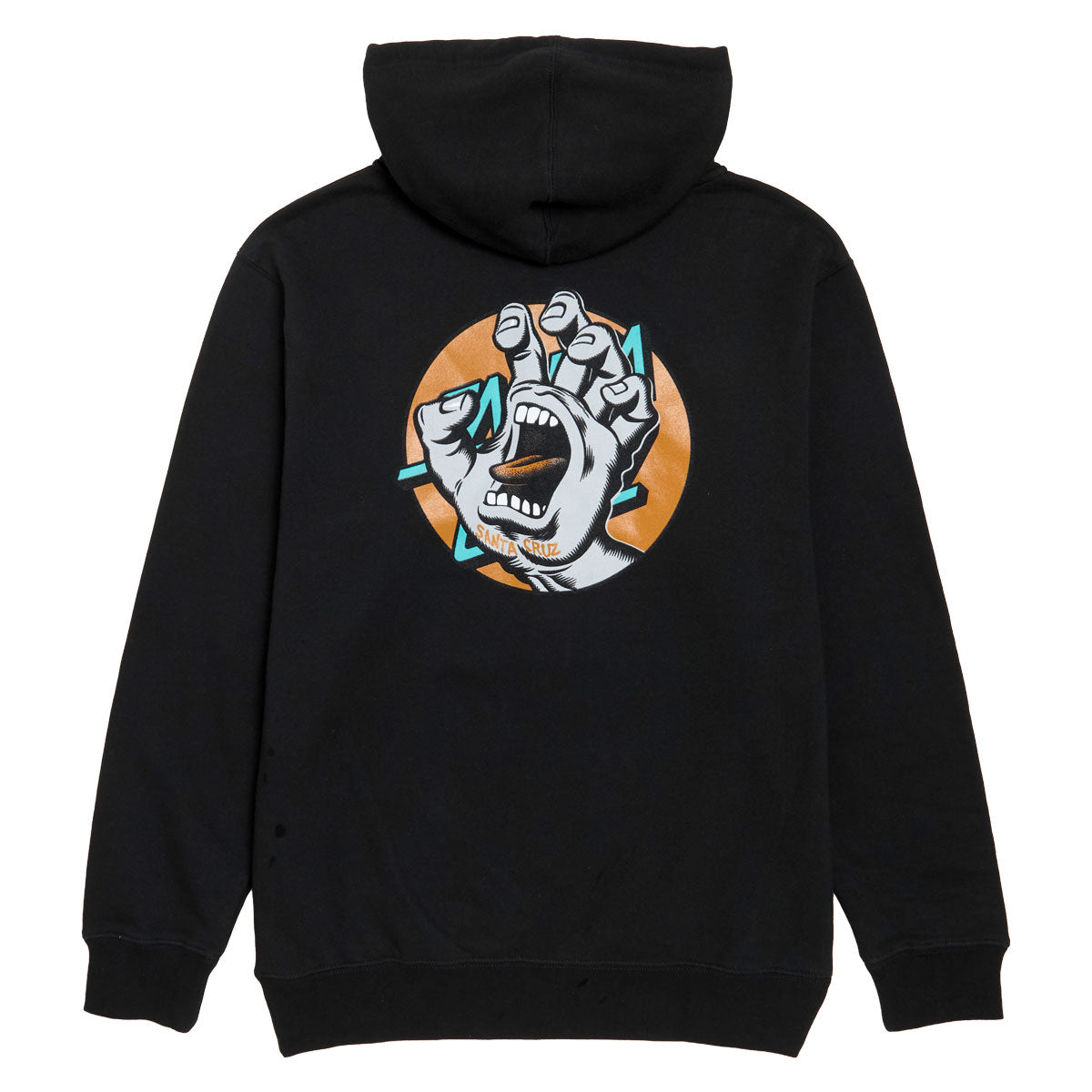 Santa Cruz Hand Dot Zip Up Hoodie - Black image 2