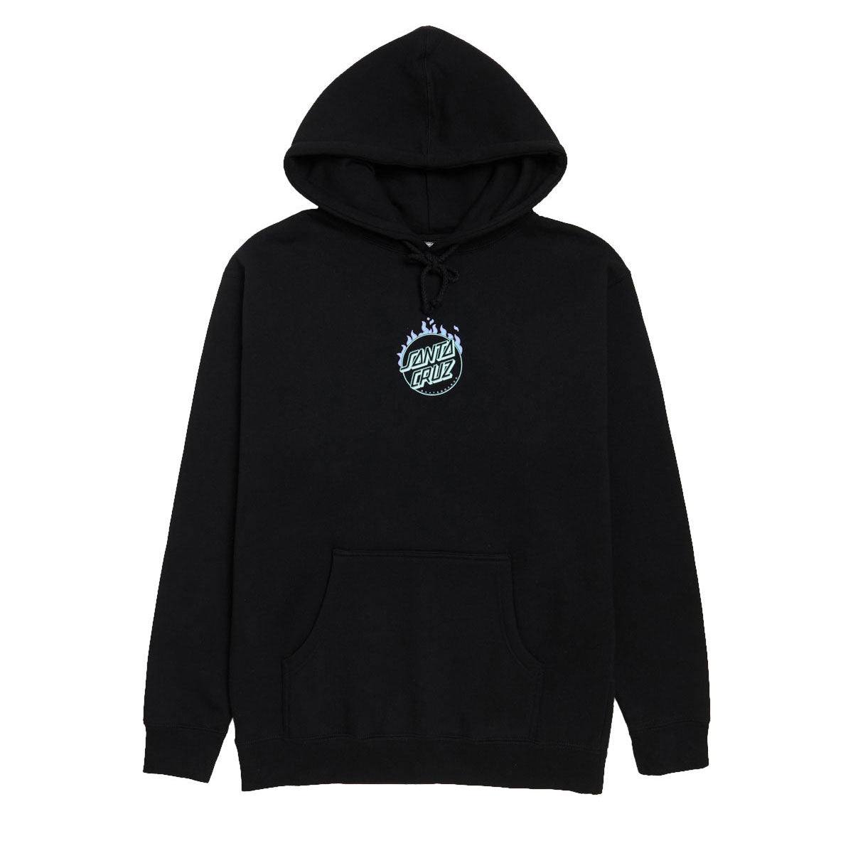 Santa Cruz Burnt Opus Oversized Hoodie - Black image 1