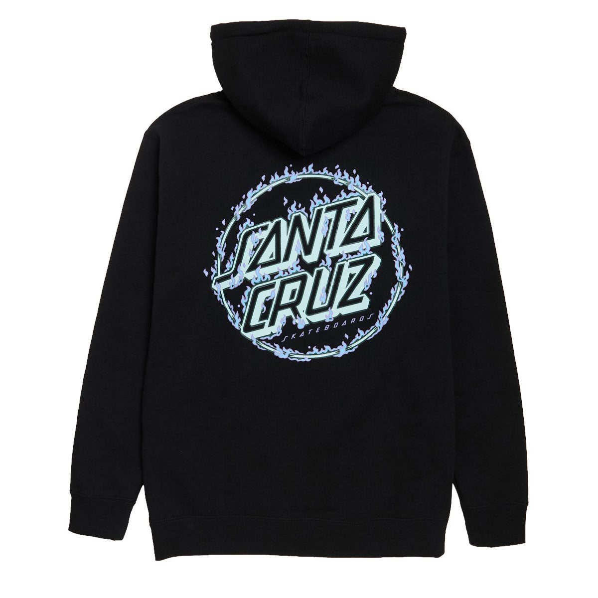 Santa Cruz Burnt Opus Oversized Hoodie - Black image 2