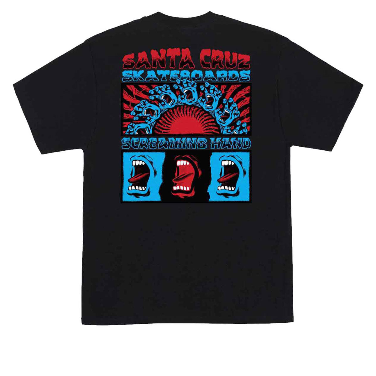 Santa Cruz Screaming Connect T-Shirt - Black image 1