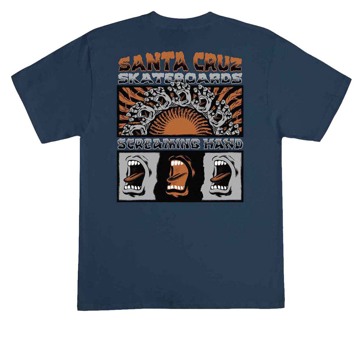 Santa Cruz Screaming Connect T-Shirt - Blue Dusk image 1