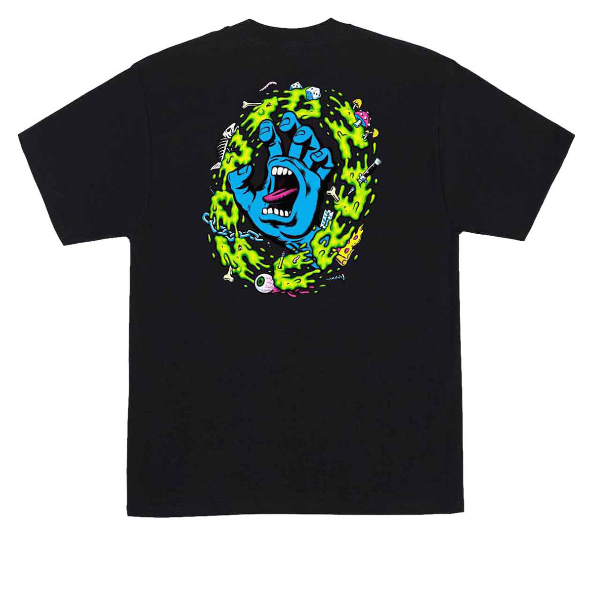 Santa Cruz Slime Scream T-Shirt - Black image 1