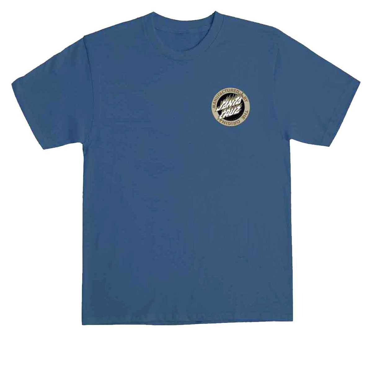 Santa Cruz Flamed MFG Dot T-Shirt - Blue Dusk image 2